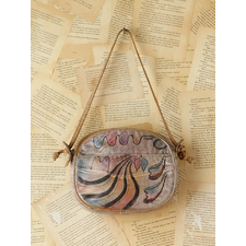 Free People Vintage Handpainted Leather Bag