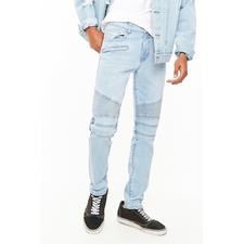 Slim-Fit Moto Jeans