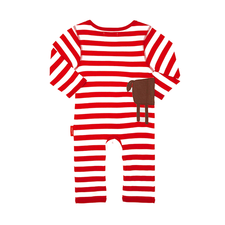 Moose Wrap Around Sleepsuit - Organic Cotton
