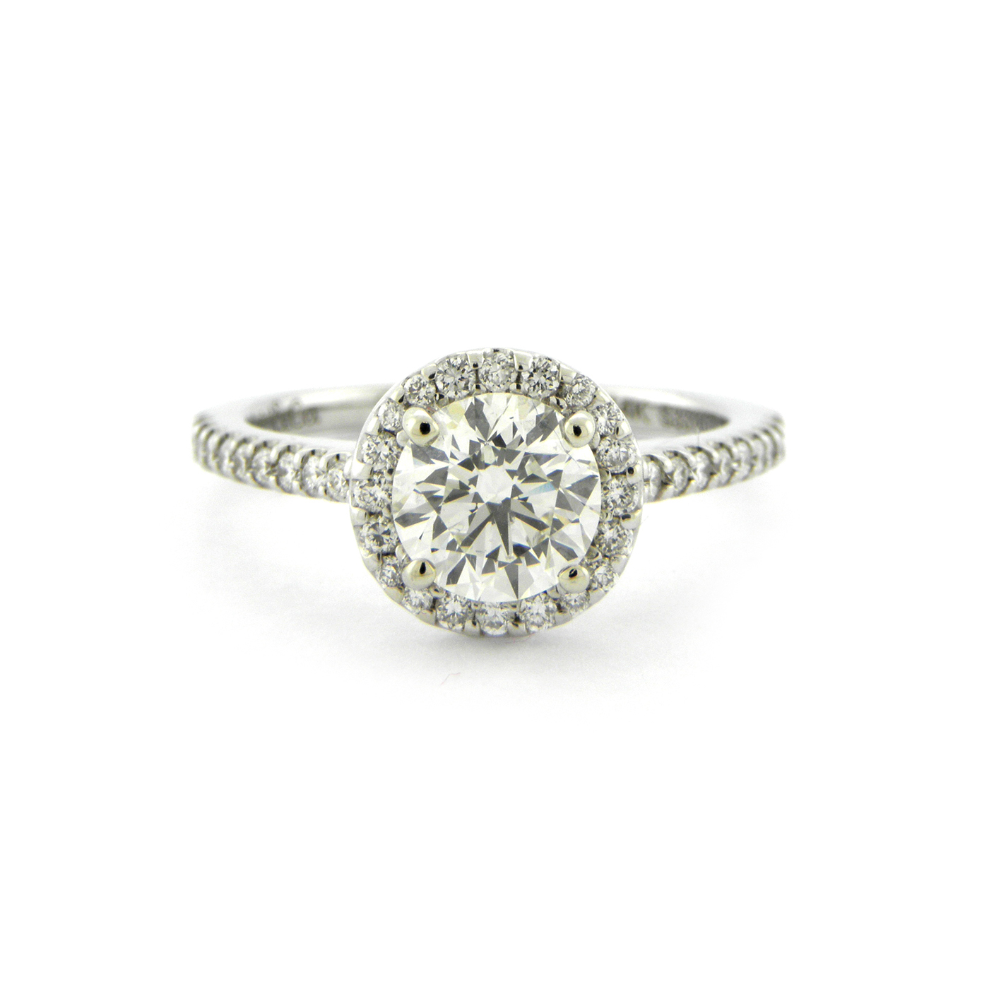 Halo Ideal Cut Diamond Enga...