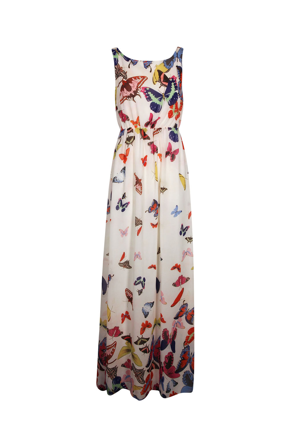Eva Chiffon Butterfly Print...