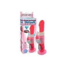 Rabbit Pearl Waterproof Deluxe Rotating Wall Bangers - Pink