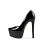 High Heel Stileto Tacones altos negro
