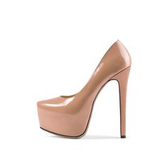 High Heel Stileto Tacones altos en beige