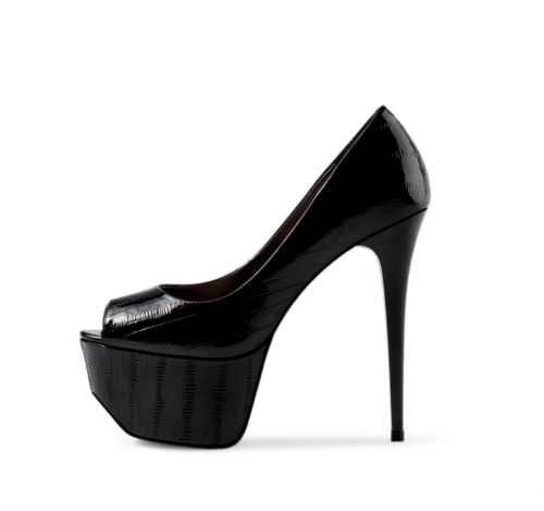 Peeptoes de tacón alto en a...