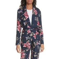  Joie Anasophia Tie Silk Blazer