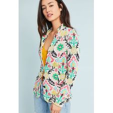 Floral Intarsia Jacket