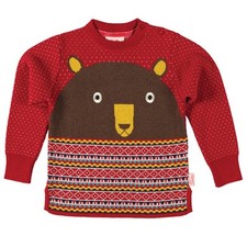 Animal jaquard knit jumper