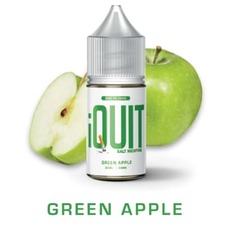 GREEN APPLE BY IQUIT SALT NICOTINE PREMIUM E-LIQUIDS