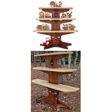 graphic spaces tree booksshelf