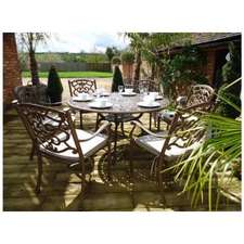 Casino 6 seater round table & chairs Set