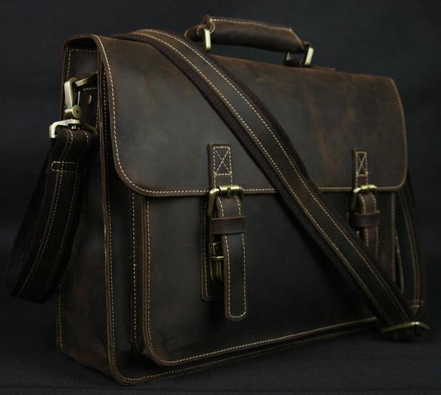 Vintage Crazy Horse Real Le...