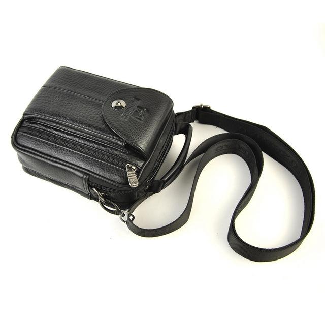 Men Genuine Leather Small S...