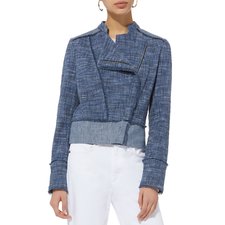 Estelle Cropped Denim Jacket, DENIM-LT, hi-res