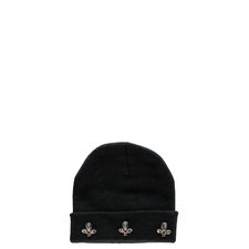 Fleur Diamonte Slouch Beanie at boohoo.com