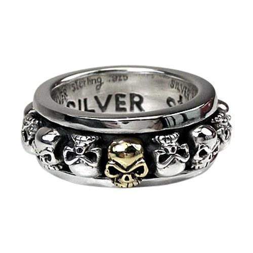 Skull Spin Ring