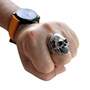 Tough Skull Ring-Bikerringshop