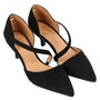 POINTED TOE SUEDE HEELS - H...