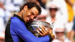 Rafael Nadal won his 10th R...