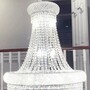 Small Tower Crystal Chandelier