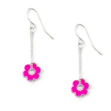 Flowers and Chains Drop Earrings | Claire's
