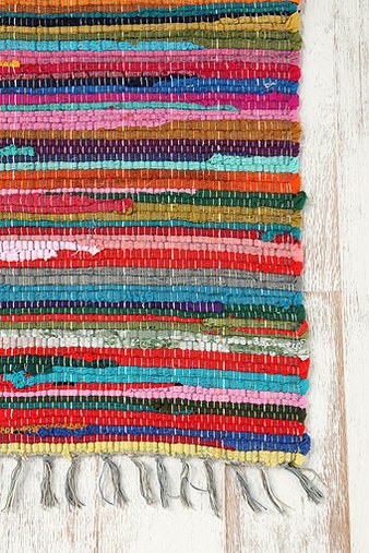 Rainbow Rag Rug