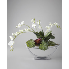 John-Richard Collection "Steely Orchids" Faux Floral Arrangement - Neiman Marcus