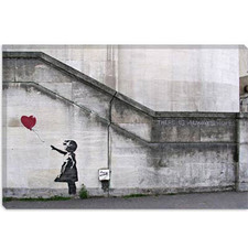 Banksy There Is Always Hope Balloon girl Print on Canvas