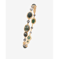 Alexis Bittar Agate Lace Hinge Bangle