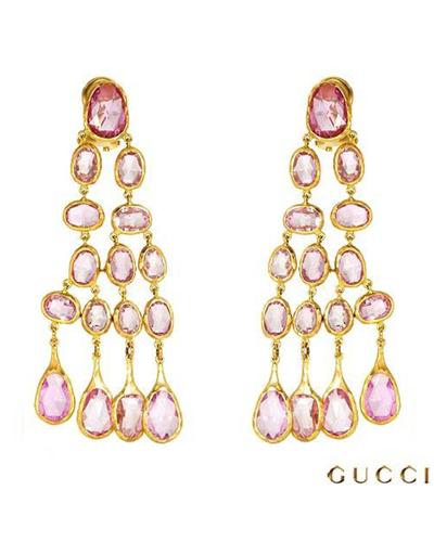 GUCCI 18K Yellow Gold Earri...