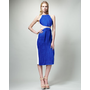 Stella McCartney Organza-Front Racerback Dress - Neiman Marcus