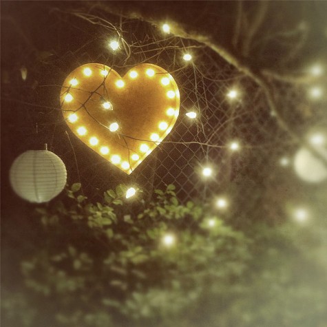 Vintage Marquee Lights Heart Vintage Marquee Light | Pure Home