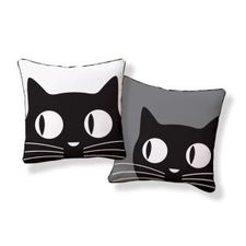 Naked Decor Big Eyes Cat Pillow