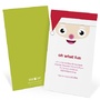 THE GOLDEN TICKET -- BOY PHOTO BIRTH ANNOUNCEMENT, 2in. x 4in. Folded Holiday Card