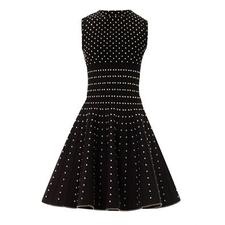 Pois luxe wool dress