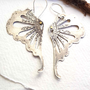 Sustainable Silver Butterfly Earrings Handmade