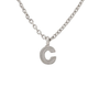 American Apparel - Silver Tone ABC Pendant