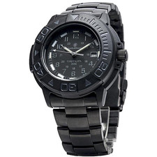 Diver Tritium, 40mm, Black Face, Black Rubber Strap