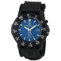 455 Police, Blue Dial, Black Nylon Strap