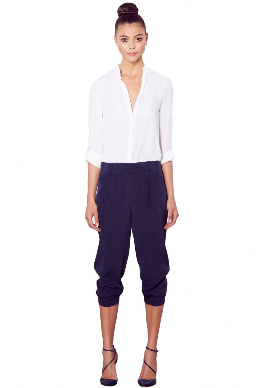 Marietta Mandarin Collar Bl...