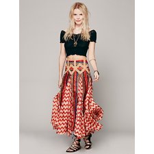 Lotta Stensson Maracana Silk Skirt - Free People