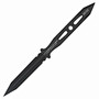 Undercover Sabotage Dagger, Black Tanto Plain Blade