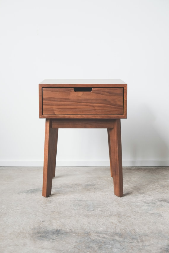 Solid Walnut Tapered Leg Ni...