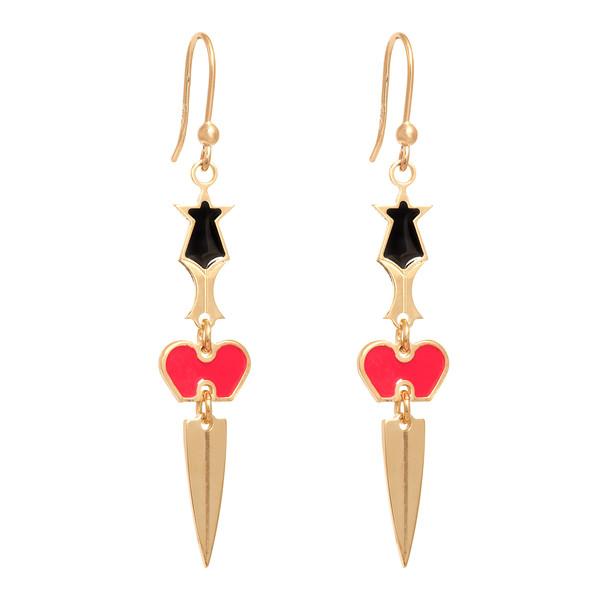 Broken Heart Sword Earrings