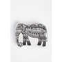 The Rise and Fall Etched Elephant Pillow