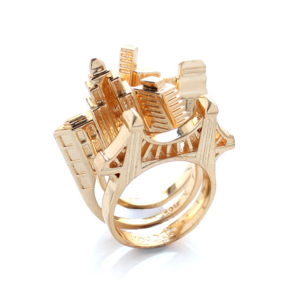 DC Comics Skyline Rings