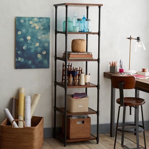 Pipe Bookcase - Narrow | We...