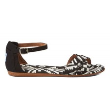 Black Woven Women's Correa Sandals | TOMS.co.uk