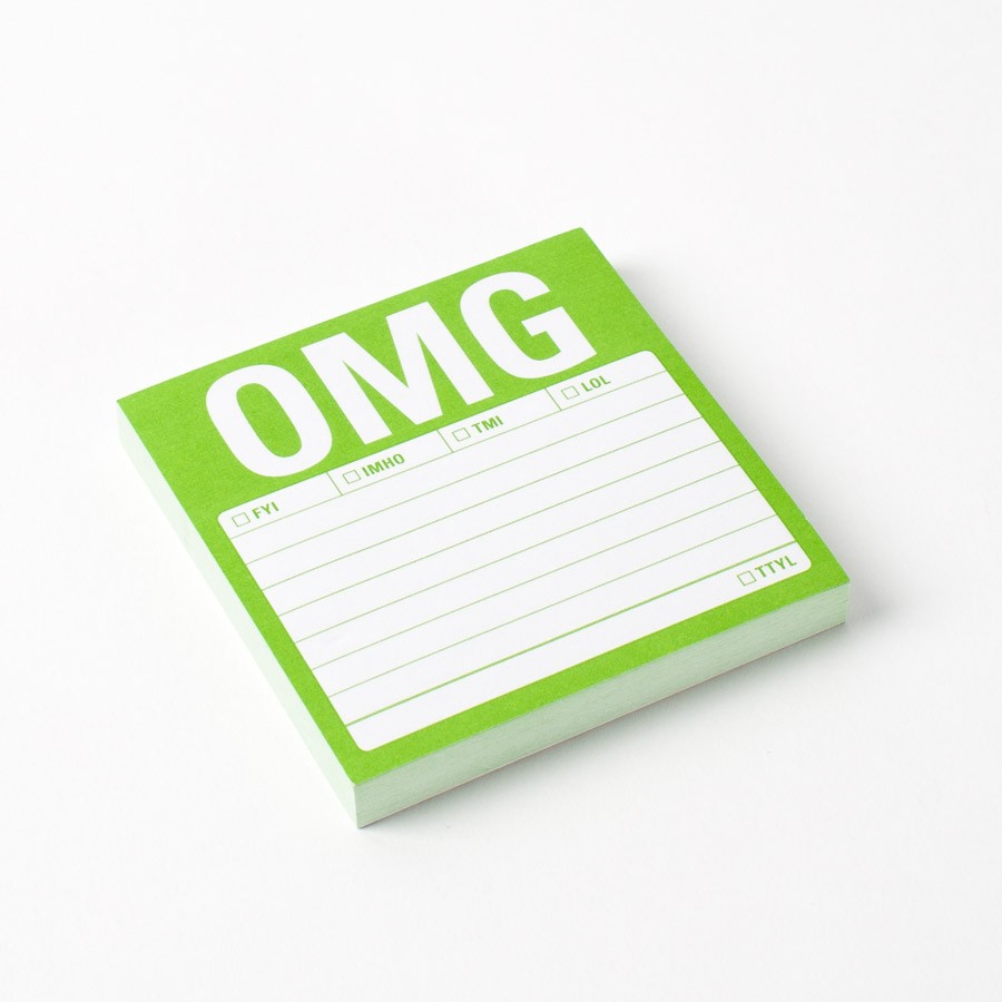 Knock Knock OMG Sticky Notes