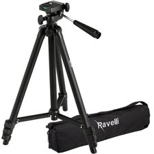 Amazon.com: Ravelli APLT2 50" Light Weight Aluminum Tripod with Bag: Camera & Photo